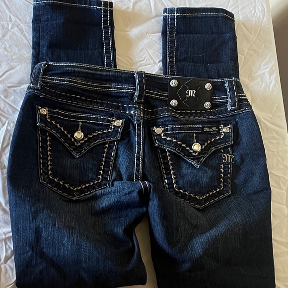 Miss Me Dark Blue Skinny Jeans - Picture 2 of 5